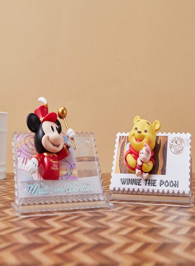 MINISO Disney Winnie The Pooh Retro Stamp Collection Blind Box Figure Random Design Stitch Mickey Surprise Boxes Mystery Collectible Toy for Home Decorations Birthday Gifts (Random One Figure) - Image 4